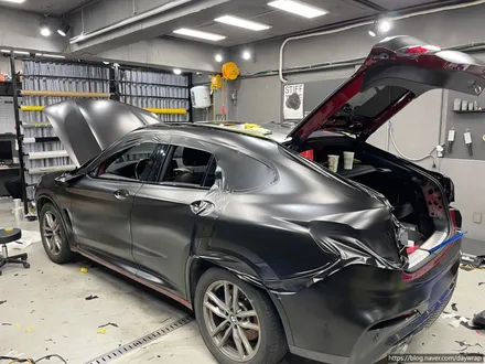 개포랩핑 BMW X4 에이버리 사틴블랙 / 강남, 개포, 양재