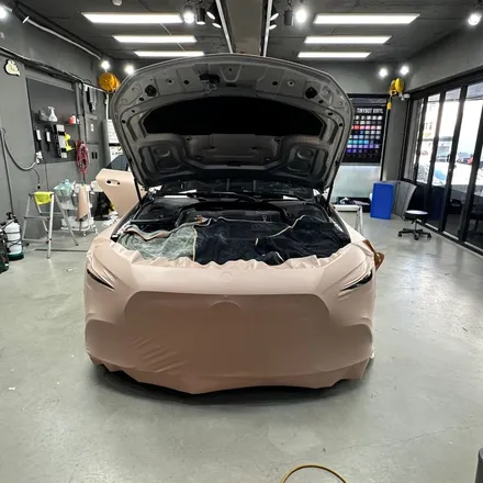 논현 랩핑 벤츠 GT43 전체랩핑 타이니봇 매트 디설트 텐 / 강남, 개포, 양재