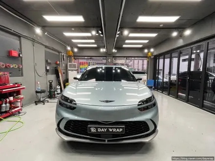 강남랩핑 GV60 택랩 로얄블루 전체랩핑 / 강남, 개포, 양재