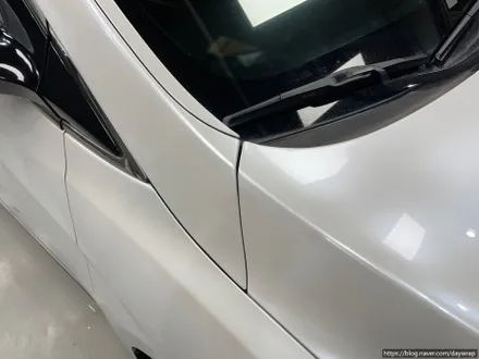 개포랩핑 현대 i40 타이니봇 메탈페인트화이트&쥬시밀크그레이 / 강남, 개포, 양재