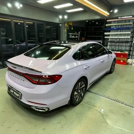 강남랩핑 현대 그랜저IG 전체랩핑 타이니봇 쥬시라이트 타로밀크 / 강남, 개포, 양재