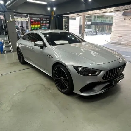 논현 랩핑 벤츠 GT43 전체랩핑 타이니봇 매트 디설트 텐 / 강남, 개포, 양재