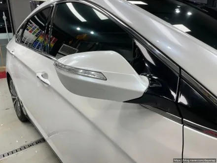 개포랩핑 현대 i40 타이니봇 메탈페인트화이트&쥬시밀크그레이 / 강남, 개포, 양재