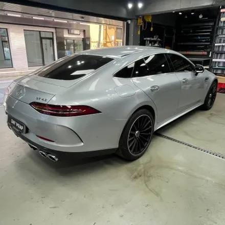 논현 랩핑 벤츠 GT43 전체랩핑 타이니봇 매트 디설트 텐 / 강남, 개포, 양재