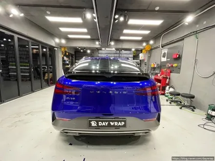 강남랩핑 GV60 택랩 로얄블루 전체랩핑 / 강남, 개포, 양재