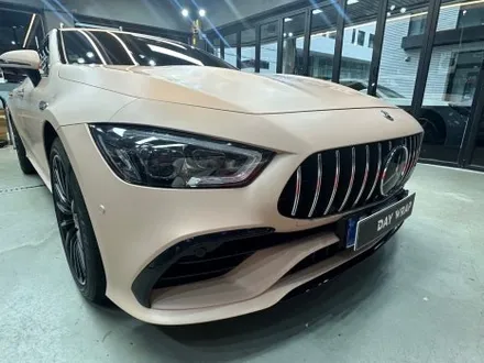 논현 랩핑 벤츠 GT43 전체랩핑 타이니봇 매트 디설트 텐 / 강남, 개포, 양재