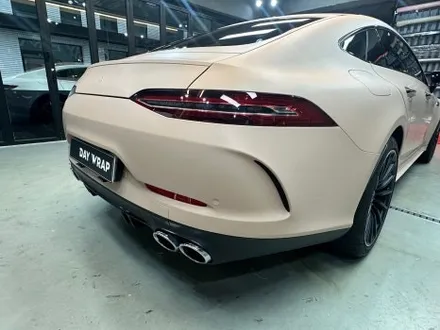 논현 랩핑 벤츠 GT43 전체랩핑 타이니봇 매트 디설트 텐 / 강남, 개포, 양재