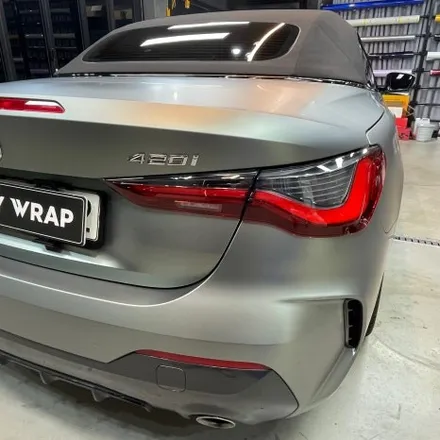 강남랩핑 BMW 4시리즈 컨버터블 타이니봇 무광 밀레니엄 제이드 / 강남, 개포, 양재