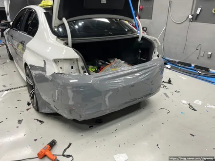 개포랩핑 BMW 5시리즈 타이니봇 나르도그레이 / 강남, 개포, 양재