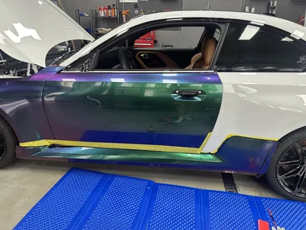 강남랩핑 BMW M2 전체랩핑 브라바도 매직 패셔너스 레드 / 강남, 개포, 양재
