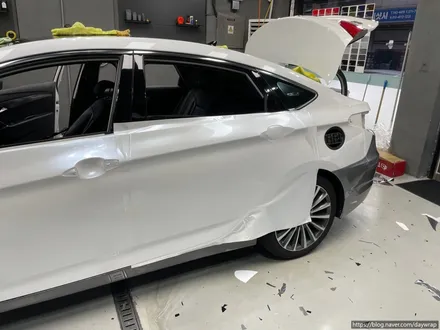 개포랩핑 현대 i40 타이니봇 메탈페인트화이트&쥬시밀크그레이 / 강남, 개포, 양재