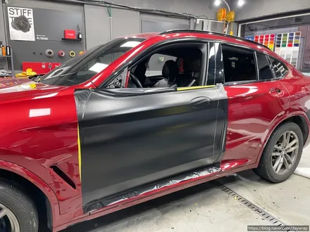 개포랩핑 BMW X4 에이버리 사틴블랙 / 강남, 개포, 양재