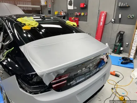강남랩핑 현대 G80 타이니봇 매트나르도그레이 & 광고랩핑 / 강남, 개포, 양재