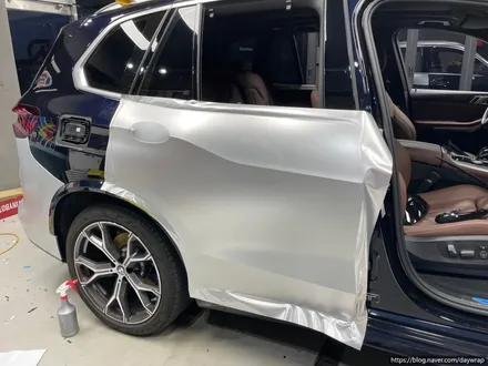 강남랩핑 BMW X5 타이니봇 펄메탈실버 / 강남, 개포, 양재