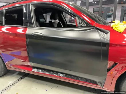 개포랩핑 BMW X4 에이버리 사틴블랙 / 강남, 개포, 양재