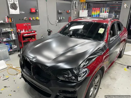 개포랩핑 BMW X4 에이버리 사틴블랙 / 강남, 개포, 양재