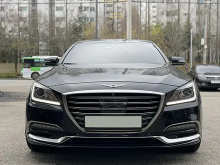 광주 썬팅의 계절 새옷을 입고 깔끔한 제네시스 G80