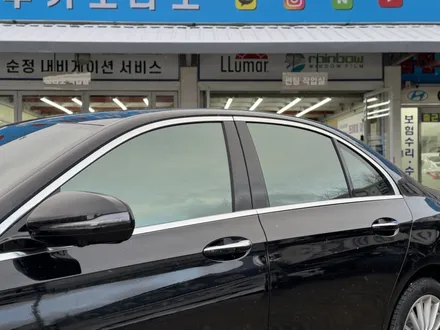 광주 벤츠 E클래스 신차패키지 썬팅 레인보우 V90으로 완성