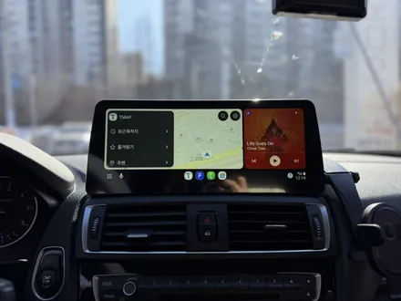 BMW 118d F20 애플 카플레이와 안드로이드 오토 터치 모니터 시공기