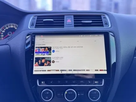 광주 폭스바겐 제타 안드로이드 올인원으로 내비게이션 교체 작업