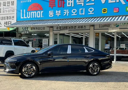광주 쏘나타 디엣지 신차패키지 루마버텍스로 완벽하게 완성했어요