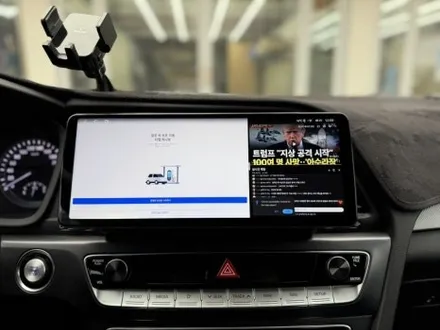 쏘나타 뉴라이즈의 환골탈태 안드로이드 올인원 & 어라운드뷰로 신형 느낌 내기