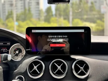 광주 벤츠 A클래스 안드로이드 올인원 카플레이까지 완벽한 작업