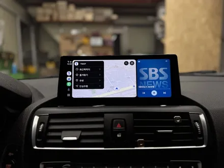 BMW 1시리즈 애플 카플레이와 안드로이드 오토를 위한 과정