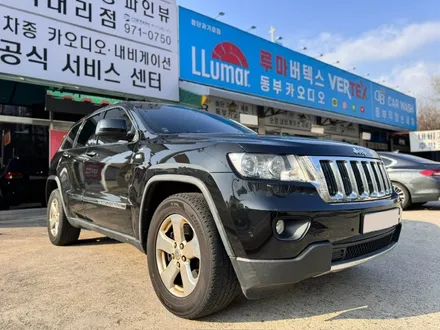 광주 지프 그랜드 체로키 안드로이드 올인원과 카플레이 깔끔한 작업으로