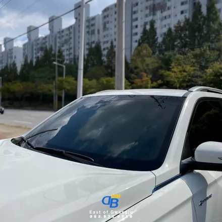 쌍용 코란도 신차 패키지 작업 레인보우 썬팅 V90,PPF,블랙박스-동부카오디오 DBCARLAB