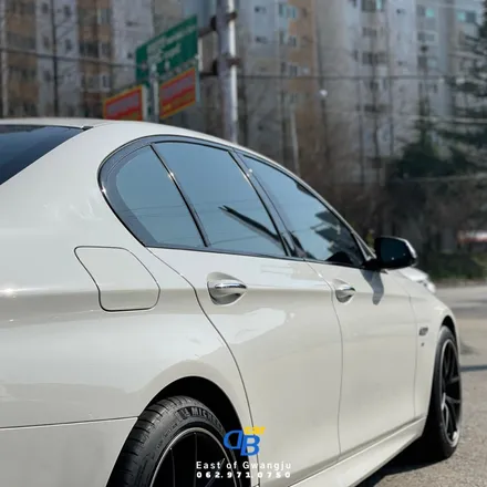 광주 첨단 썬팅 맛집 BMW 5시리즈 썬팅 재시공 레인보우 V70-동부카오디오 DBCARLAB