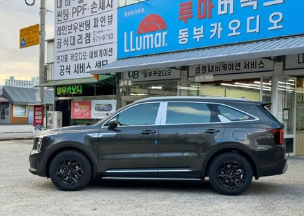 광주 쏘렌토 신차패키지 레인보우 V90으로 완벽한 작업 보여드려요