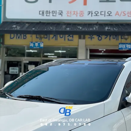 기아 스포티지 썬팅 재작업 레인보우 V70-동부카오디오 DBCARLAB