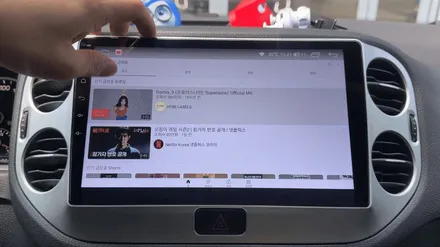 폭스바겐 티구안 안드로이드 올인원 설치로 카플레이까지
