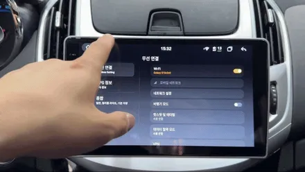 쉐보레 크루즈 카나로 알파 안드로이드 올인원 깔끔한 장착