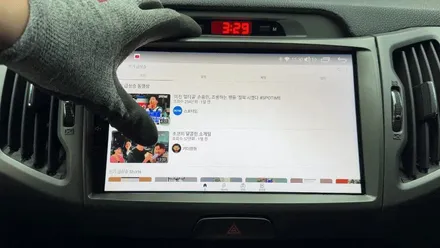 스포티지R 안드로이드 오토와 애플 카플레이의 편리함
