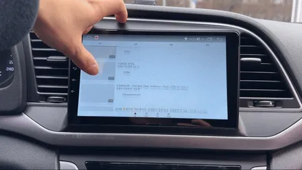아반떼 AD 안드로이드 오토와 애플 카플레이 완벽한 작업으로