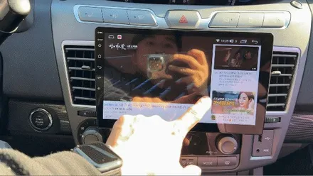 광주 코란도 투리스모 안드로이드 올인원 깔끔한 작업기
