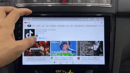 광주 렉스턴W 안드로이드 올인원과 카플레이 즐거운 드라이빙