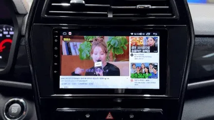 광주 베리뉴 티볼리 카플레이는 안드로이드 올인원으로 깔끔하게