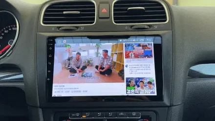 광주 폭스바겐 골프 카플레이는 안드로이드 올인원으로 완성