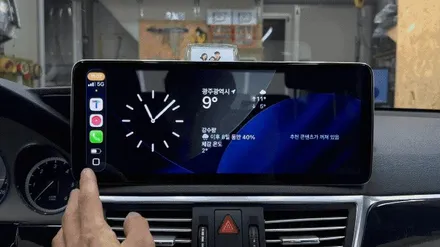 벤츠 W212 E클래스 안드로이드 올인원으로 내비게이션 사용기
