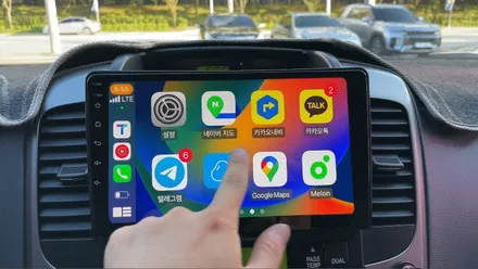 광주 카니발 안드로이드 올인원과 후방카메라까지 설치했어요