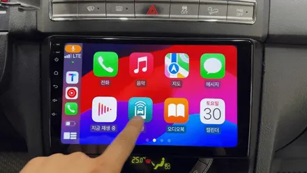 광주 렉스턴W 안드로이드 올인원과 카플레이 즐거운 드라이빙