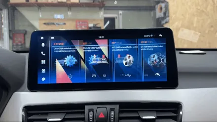 광주 BMW X1 안드로이드 올인원과 카플레이 깔끔하게 완성