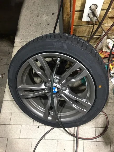 bmw 320d 18인치 스노우 윈터타이어 교체 금호타이어 wp72 스노우타이어가격표 / 서울 강서구 화곡동