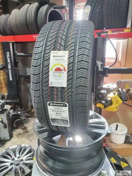 제네시스G80 컨티넨탈 TX 타이어교체 245/40R19 275/35R19 / 서울 강서구 화곡동