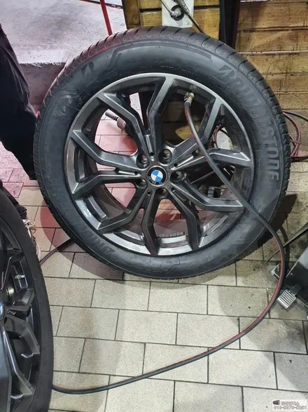 BMW X3 런플렛 타이어 교환 피렐리 P7 씬투라토 245 50 19 / 서울 강서구 화곡동