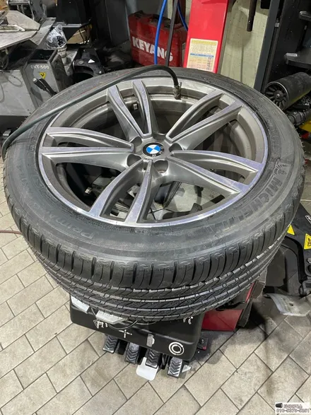 BMW 7시리즈 740d 미쉐린 사계절 타이어교체 했습니다 / 서울 강서구 화곡동