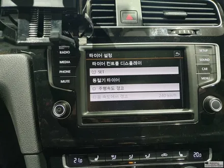 폭스바겐 골프 타이어경고등 및 브리지스톤 re003 타이어교체 / 서울 강서구 화곡동
